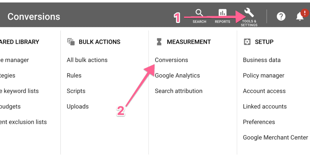 Google Ads Conversion Actions